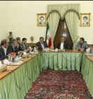 نشست اسحاق جهانگیری با رئیس و اعضای کمیسیون برنامه و بودجه مجلس