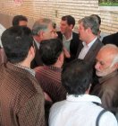دیدار تاجگردون با مردم روستای سعادتآباد در دهستان لیشتر